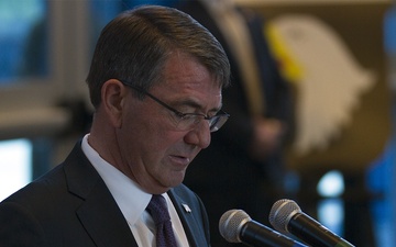 Secretary of defense provides insights into ISIL fight, 101st mission