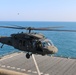 40th CAB helicopters land aboard the USNS Alan Shepard