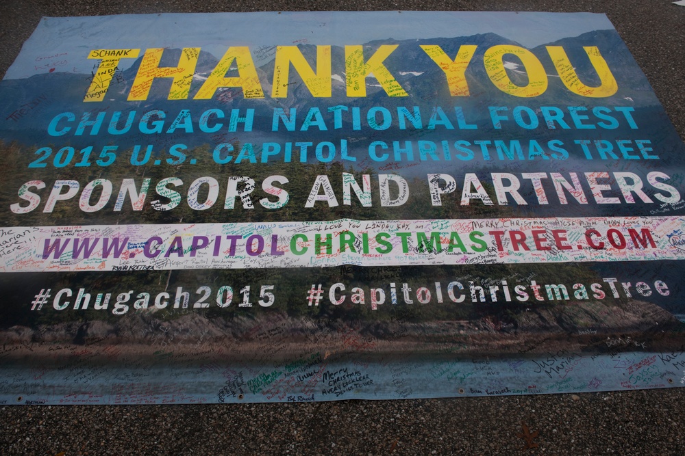 By land or sea, Capitol Christmas Tree arrives for all to see