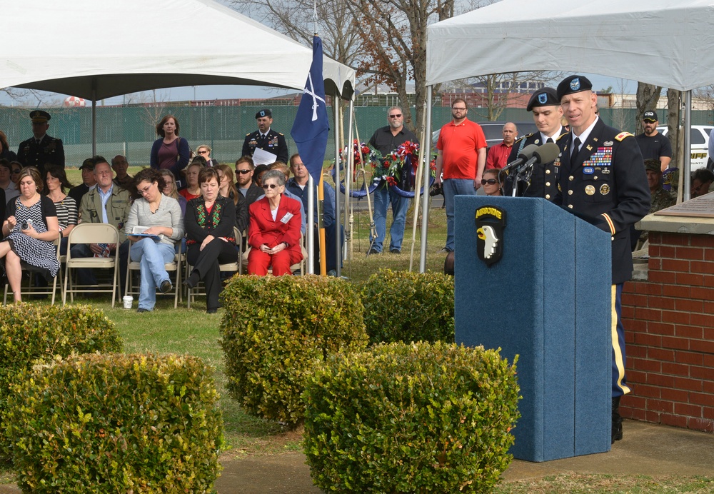 The Gander Memorial, 30th anniversary ceremony