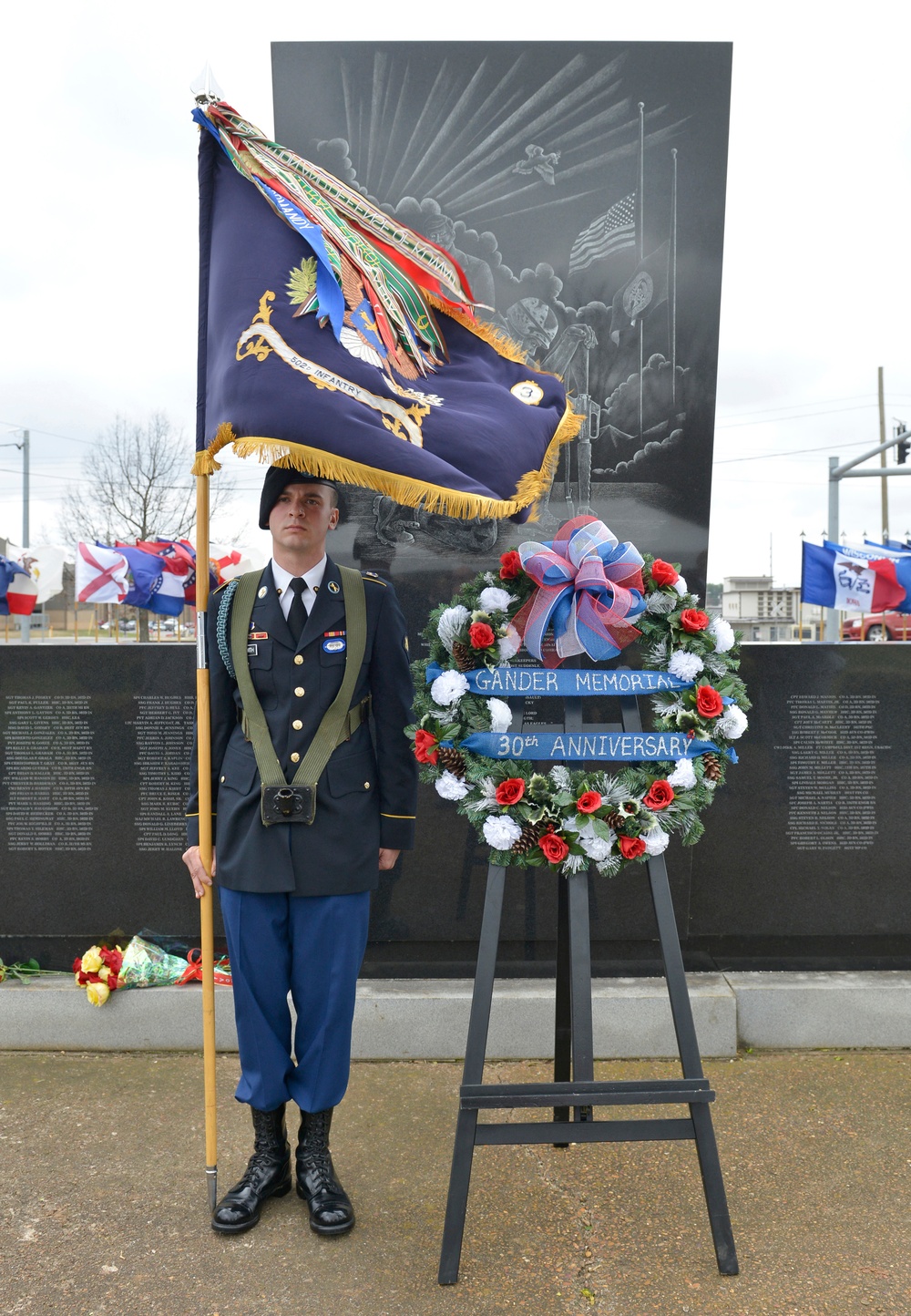 The Gander Memorial, 30th anniversary ceremony