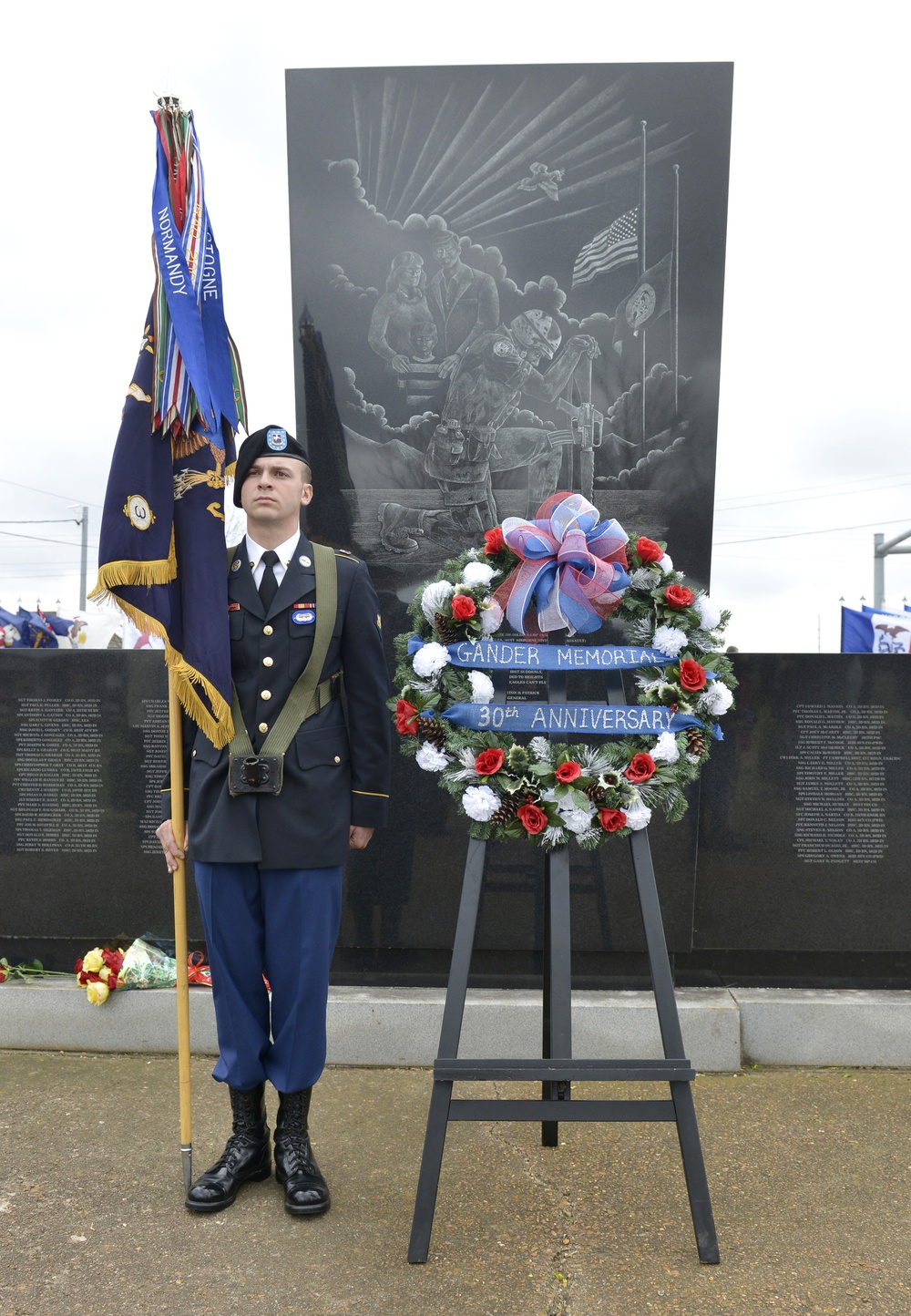 The Gander Memorial, 30th anniversary ceremony