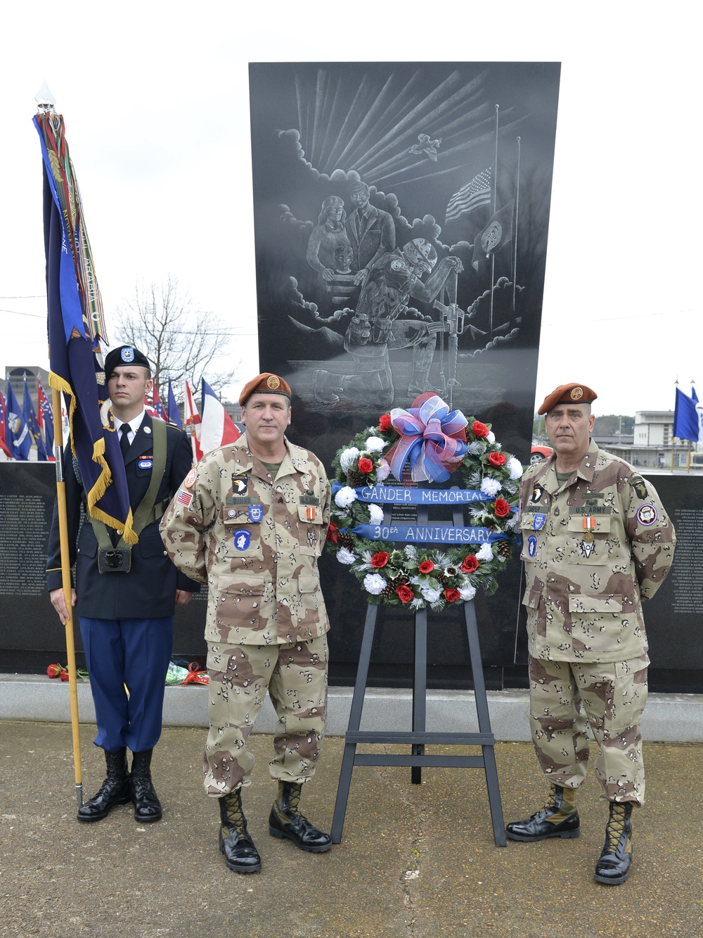 The Gander Memorial, 30th anniversary ceremony