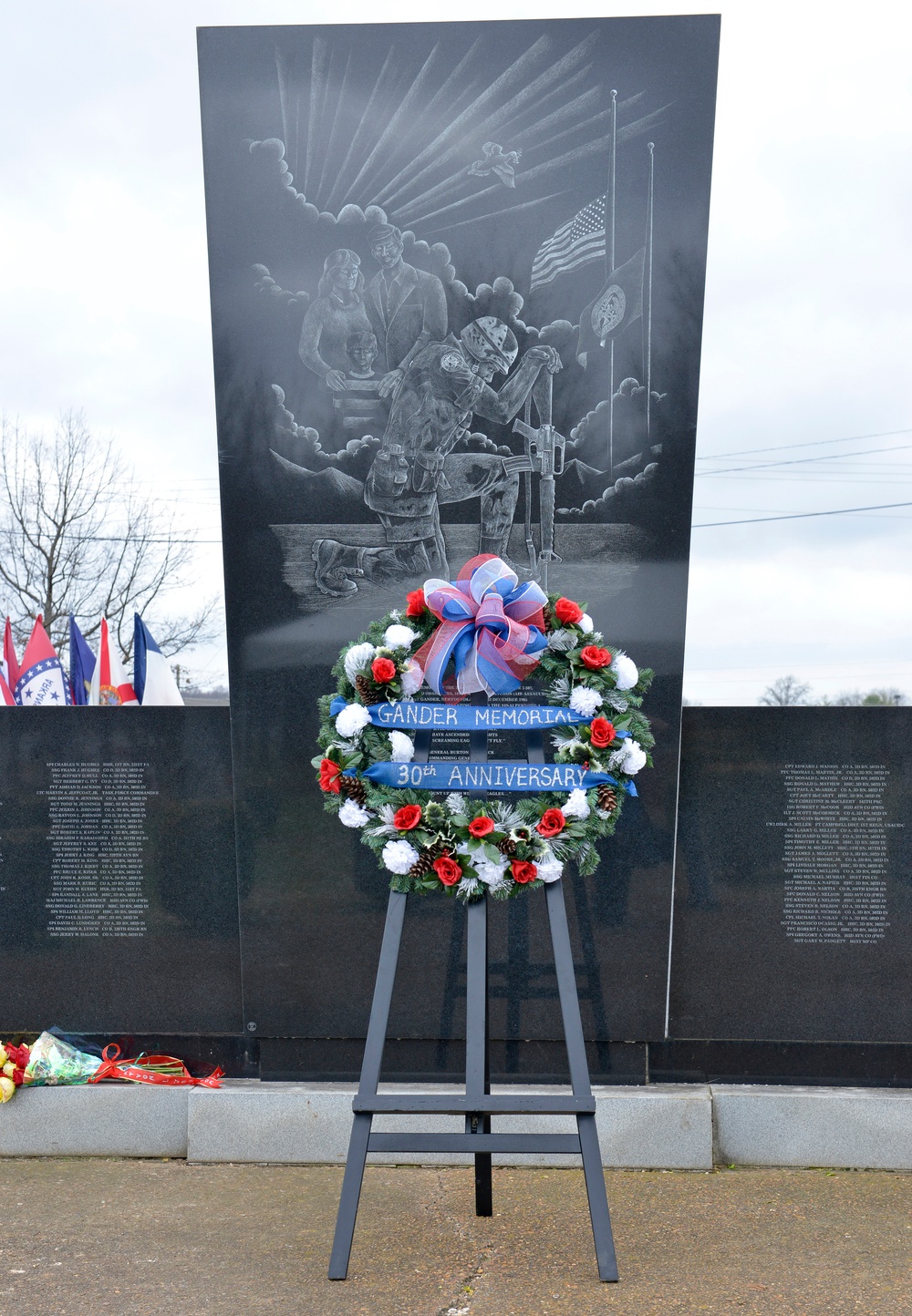 The Gander Memorial, 30th anniversary ceremony