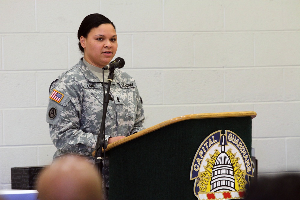 District of Columbia National Guard's 547th Transportation Company changes command