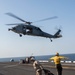 Marines and Sailors conduct aerial resupply aboard USS Kearsarge