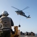 Marines and Sailors conduct aerial resupply aboard USS Kearsarge