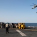 Marines and Sailors conduct aerial resupply aboard USS Kearsarge