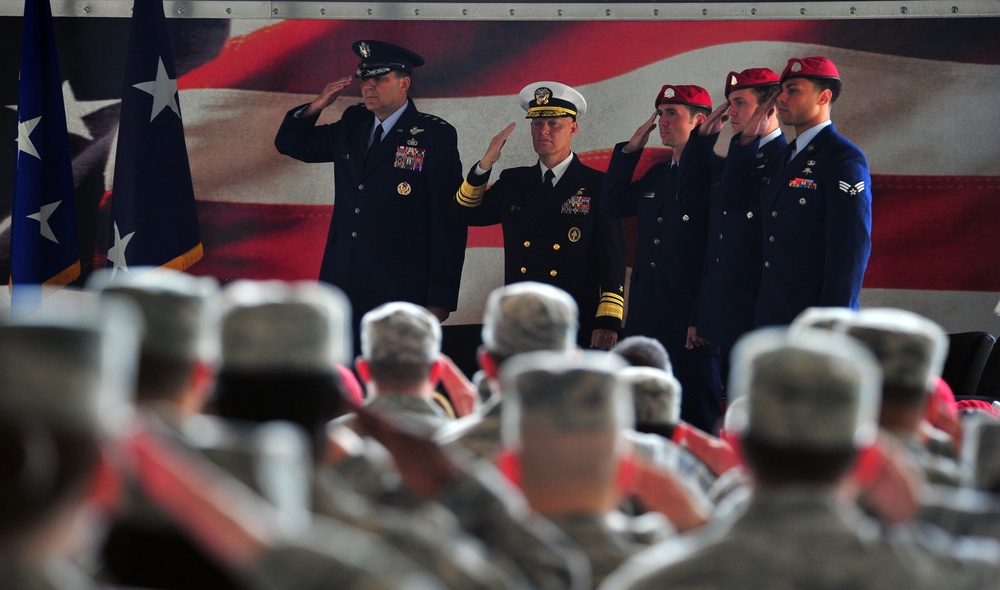 Air Force Cross/Double Silver Star ceremony