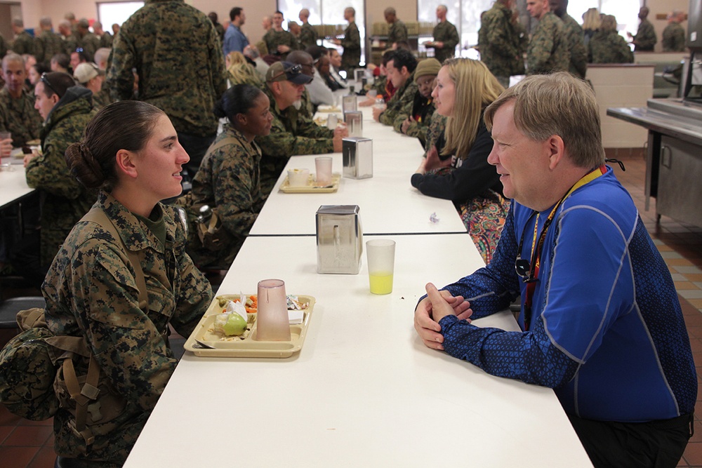 Lunch with recruits