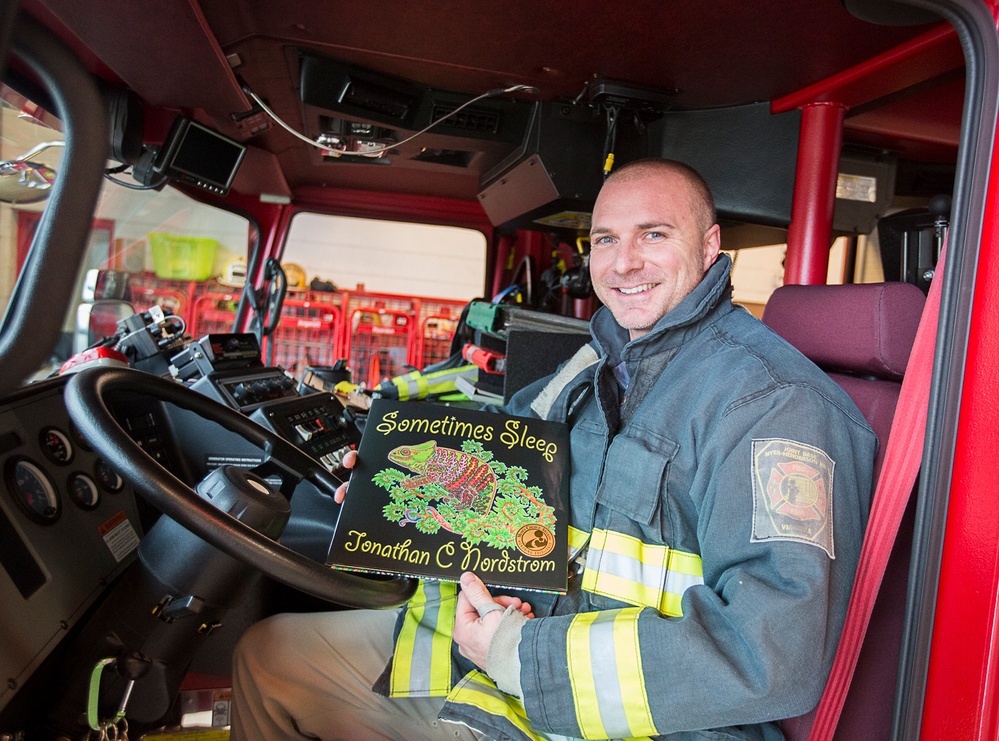 Local firefighter-turned author pens children’s books