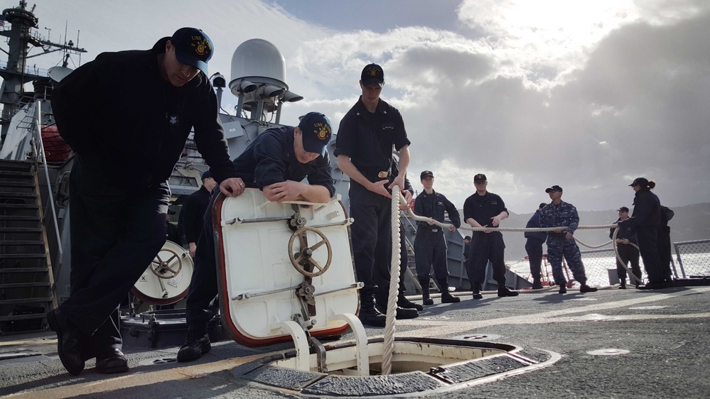 USS Ross operations