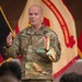 Lt. Gen. Kenneth R. Dahl, Commander IMCOM, speaks to USAG Stuttgart community