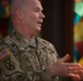 Lt. Gen. Kenneth R. Dahl, Commander IMCOM, speaks to USAG Stuttgart community