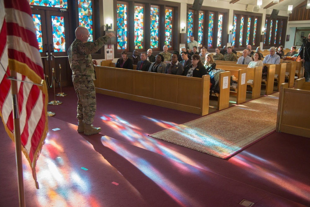 DVIDS - Images - Lt. Gen. Kenneth R. Dahl, Commander IMCOM, speaks to ...