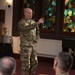 Lt. Gen. Kenneth R. Dahl, Commander IMCOM, speaks to USAG Stuttgart community