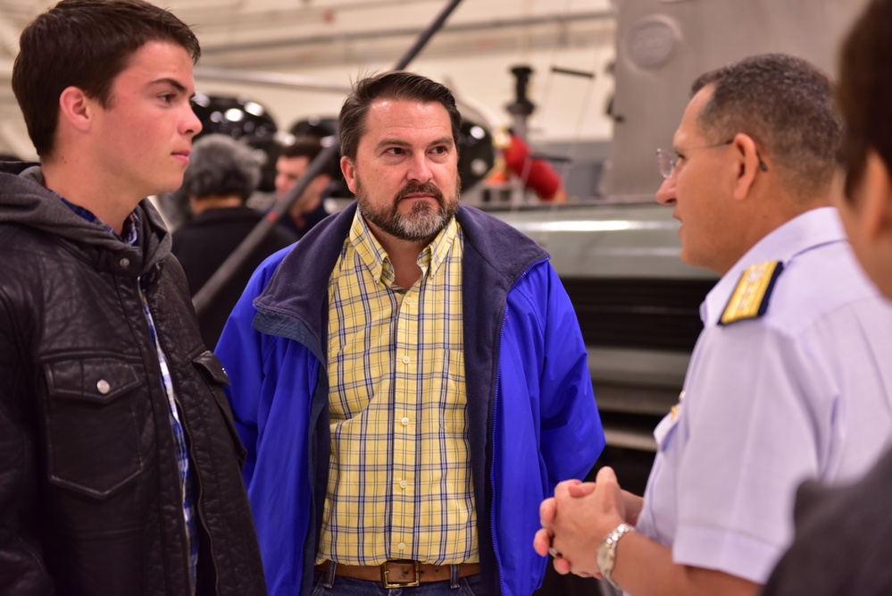 Coast Guard Academy Admissions visits Sector San Diego