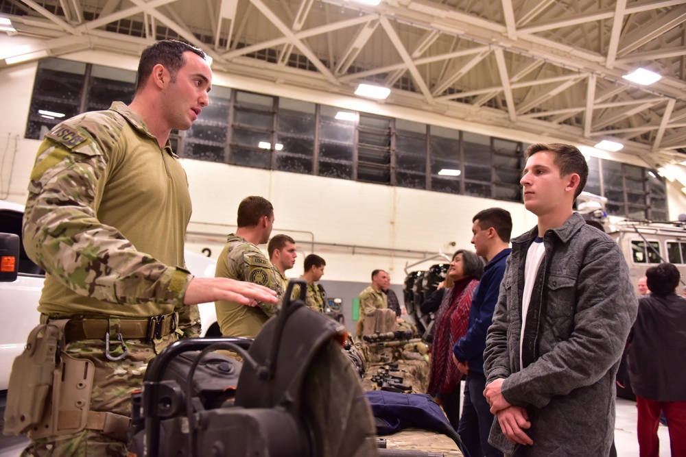 Coast Guard Academy Admissions visits Sector San Diego