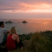 Hikers enjoy scenic view of Oahu