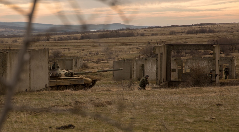 Bulgarian, U.S. tanks roll side-by-side to conclude Platinum Lion 16-2
