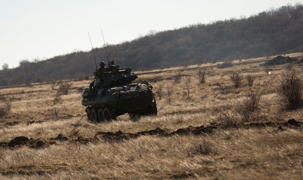 Bulgarian, U.S. tanks roll side-by-side to conclude Platinum Lion 16-2