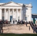 Prime Minister of Australia lays a wreath at the Tomb of the Unknown Soldier in Arlington National Cemetery