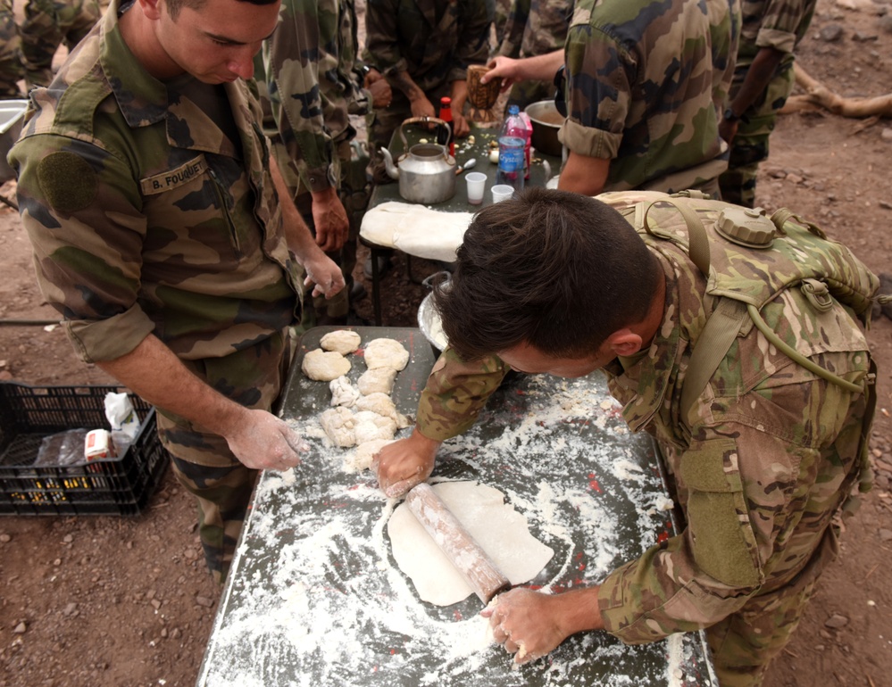 US, French soldiers prove desert survival is for the fittest