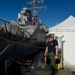 USS Carney sailors perform maintenance