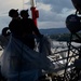 USS Carney sailors perform maintenance