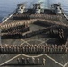 USS Arlington Marines and Sailors half way group photo