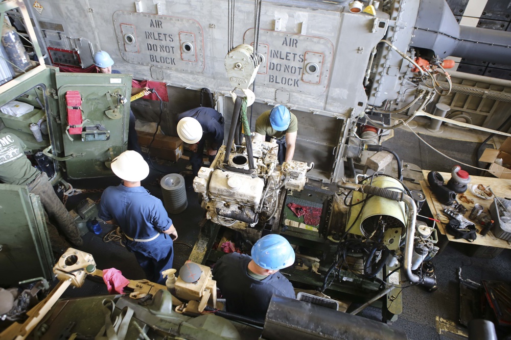 LAR, 26th MEU recieves new LAV engine