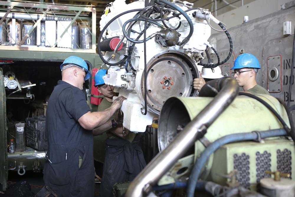 LAR, 26th MEU receives new LAV engine