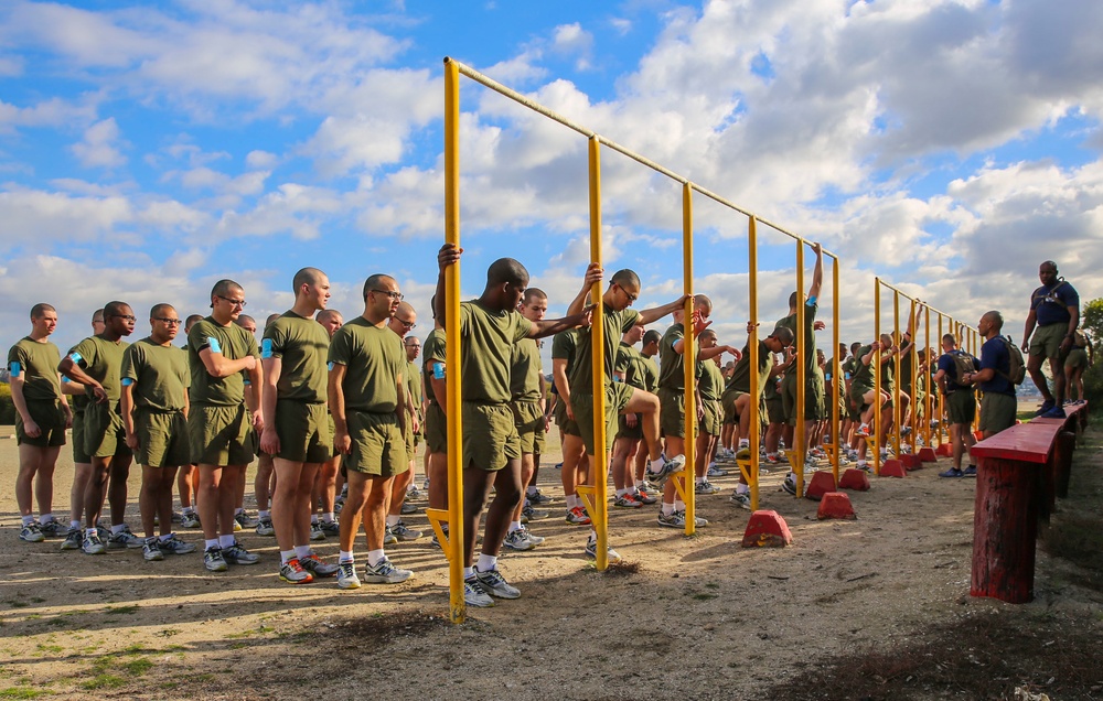India Company recruits conduct more physical training