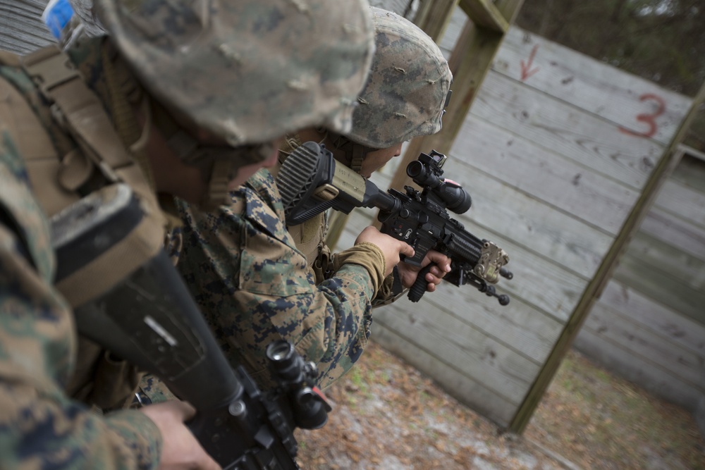 ITB Marines conduct Shoot House Drills