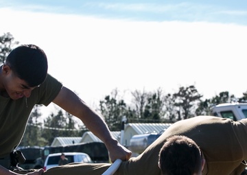 Spray and pray: CLB-22 conducts non-lethal weapons course