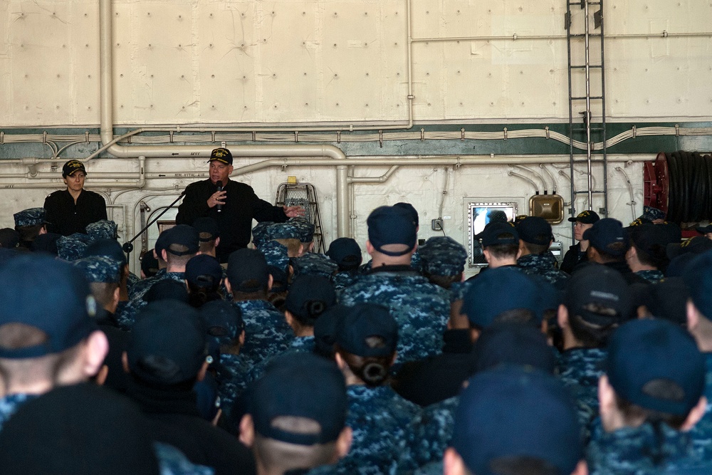 CTF 76 visits Green Bay, interacts with Sailors