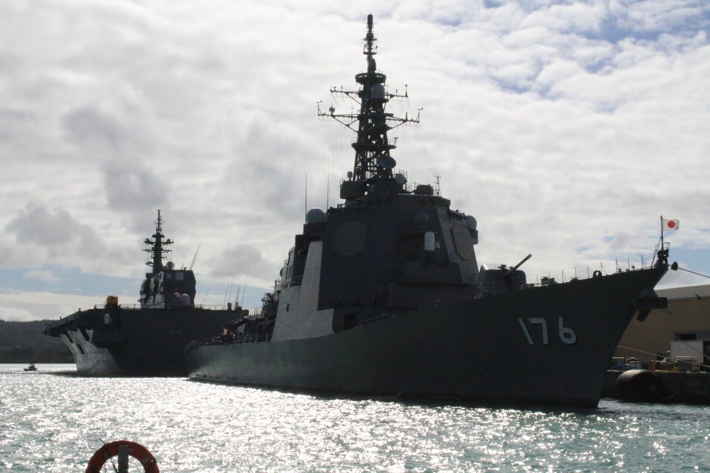 Naval Base Guam hosts JMSDF for GUAMEX