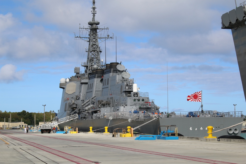 Naval Base Guam hosts JMSDF for GUAMEX