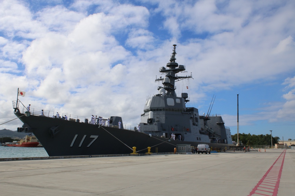 Naval Base Guam hosts JMSDF for GUAMEX