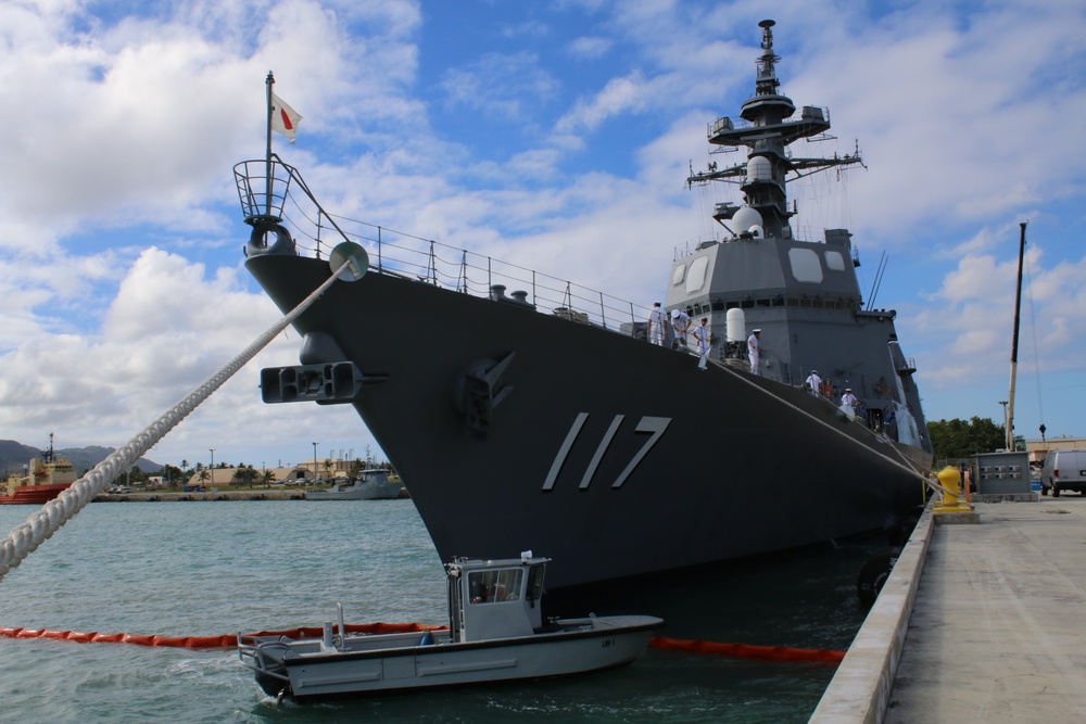 Naval Base Guam hosts JMSDF for GUAMEX