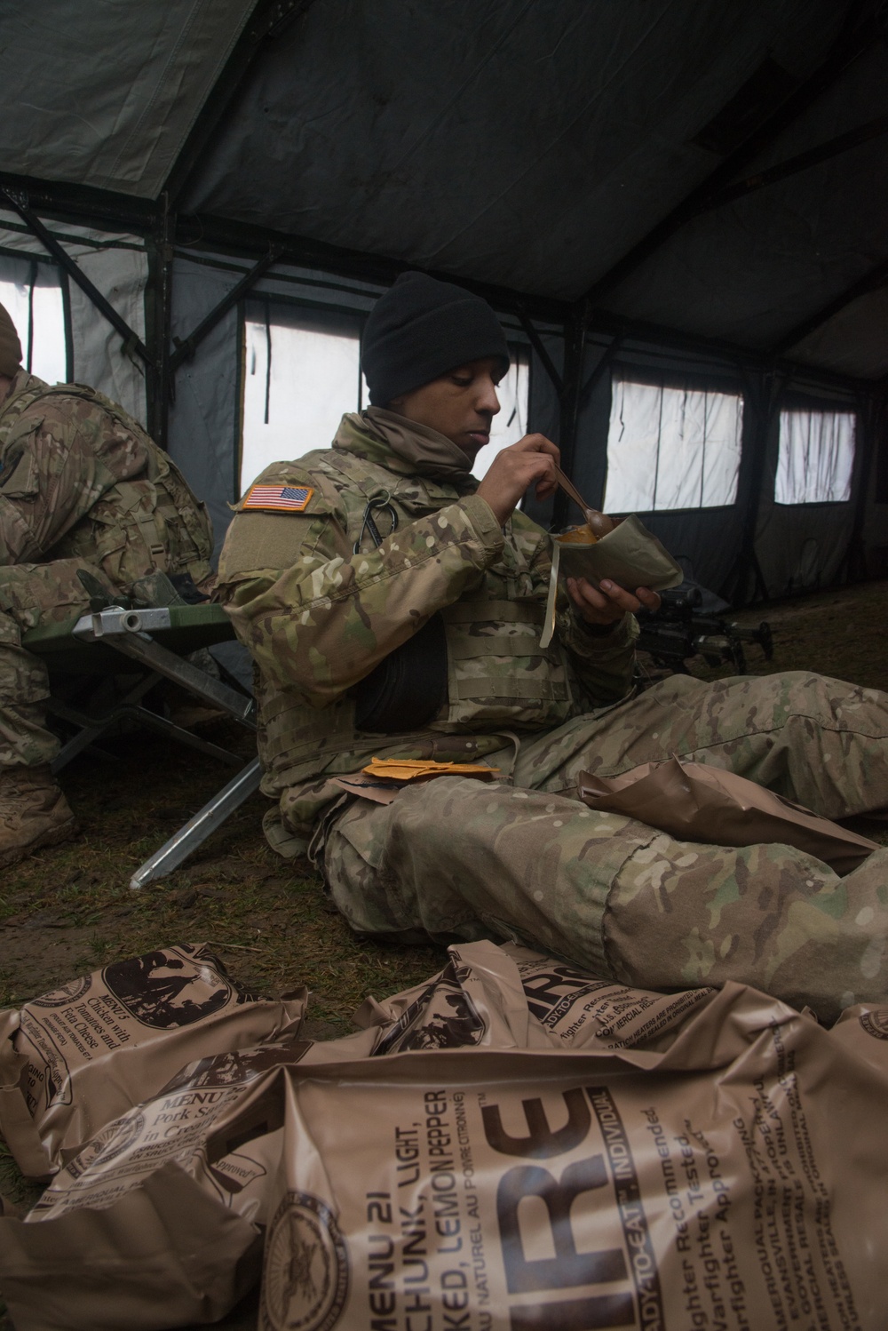 554th Military Police Company field training exercise