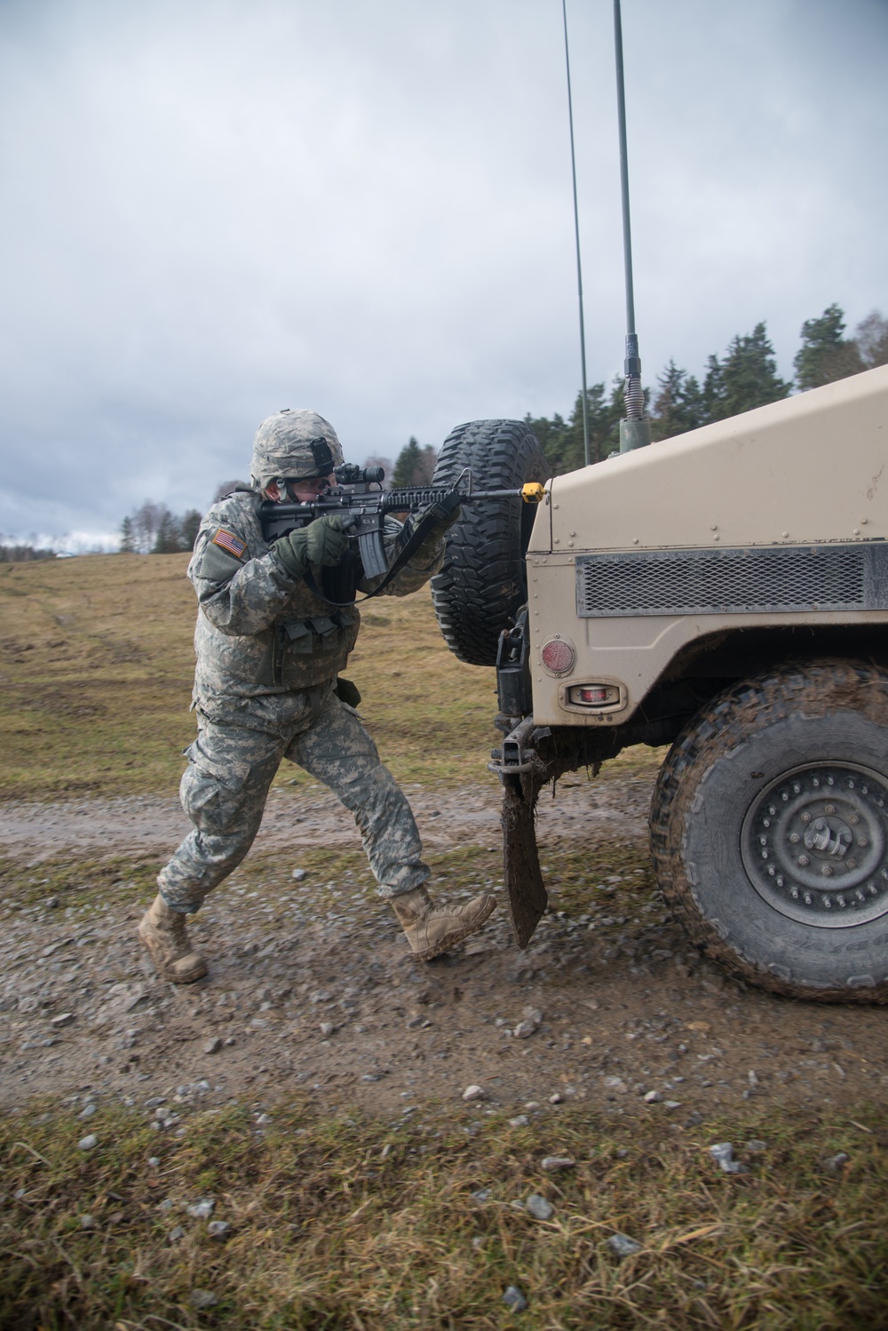 554th Military Police Company field training exercise