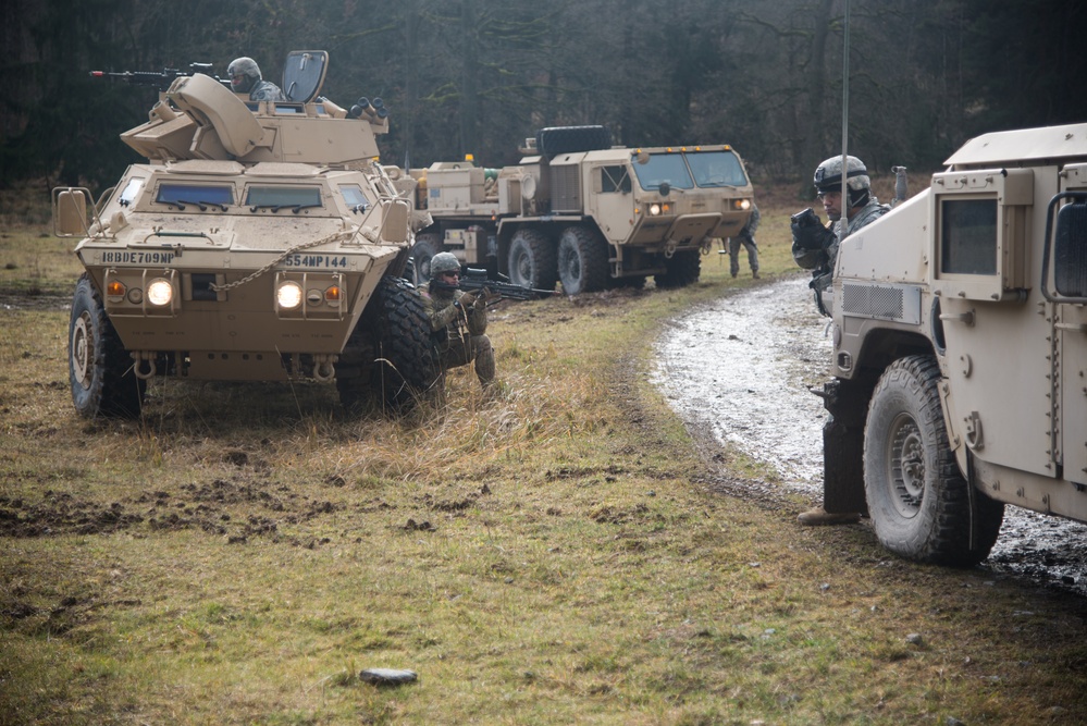 554th Military Police Company field training exercise