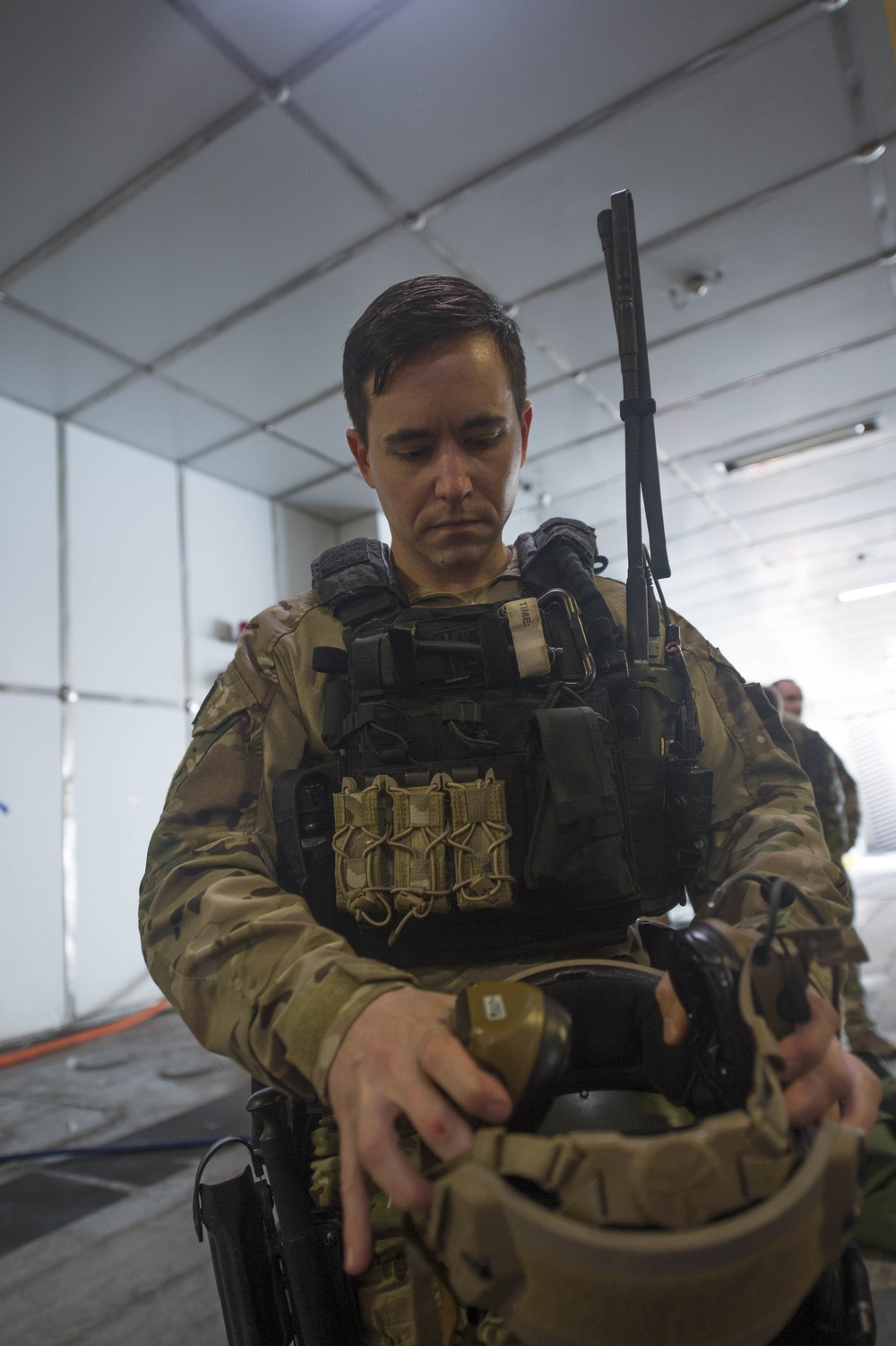 Training exercise aboard USNS Spearhead (T- EPF 1)