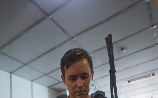 Training exercise aboard USNS Spearhead (T- EPF 1)