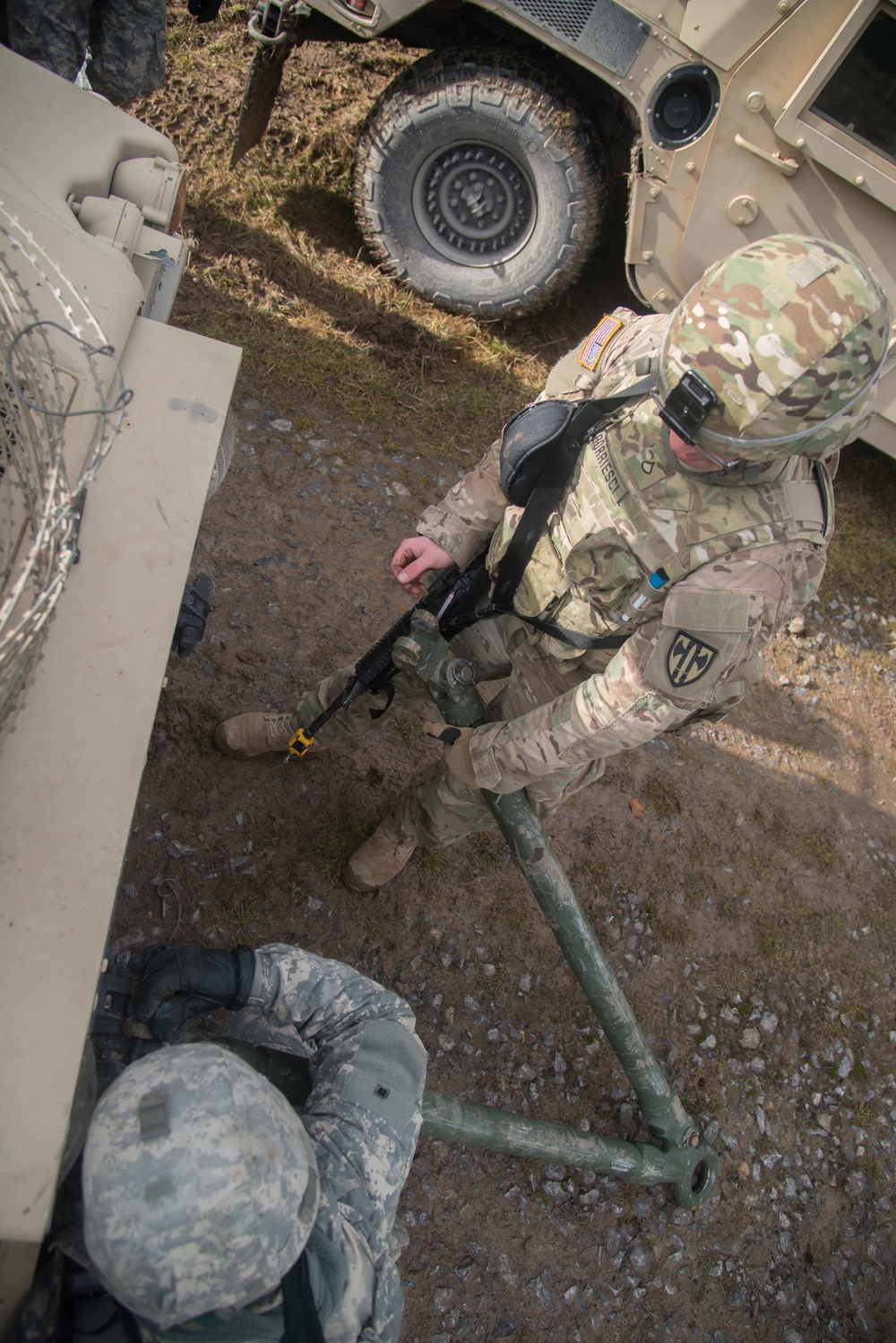 554th Military Police Company field training exercise