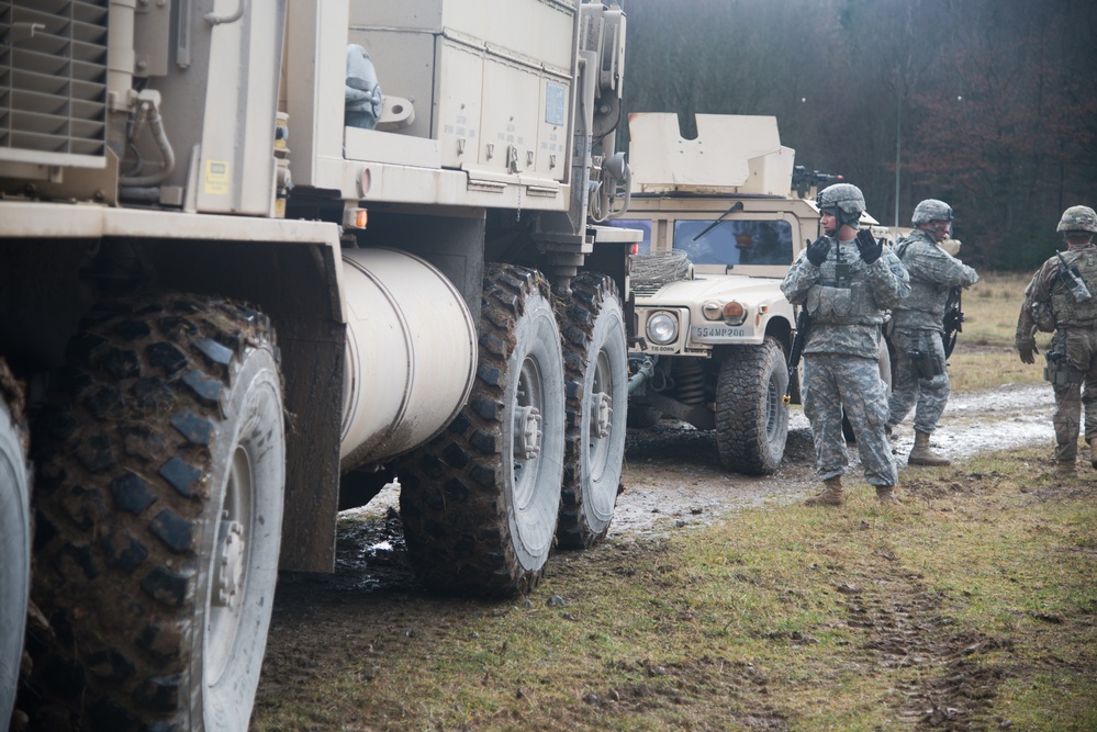 554th Military Police Company field training exercise