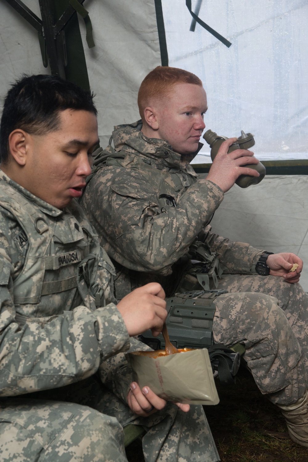 554th Military Police Company field training exercise