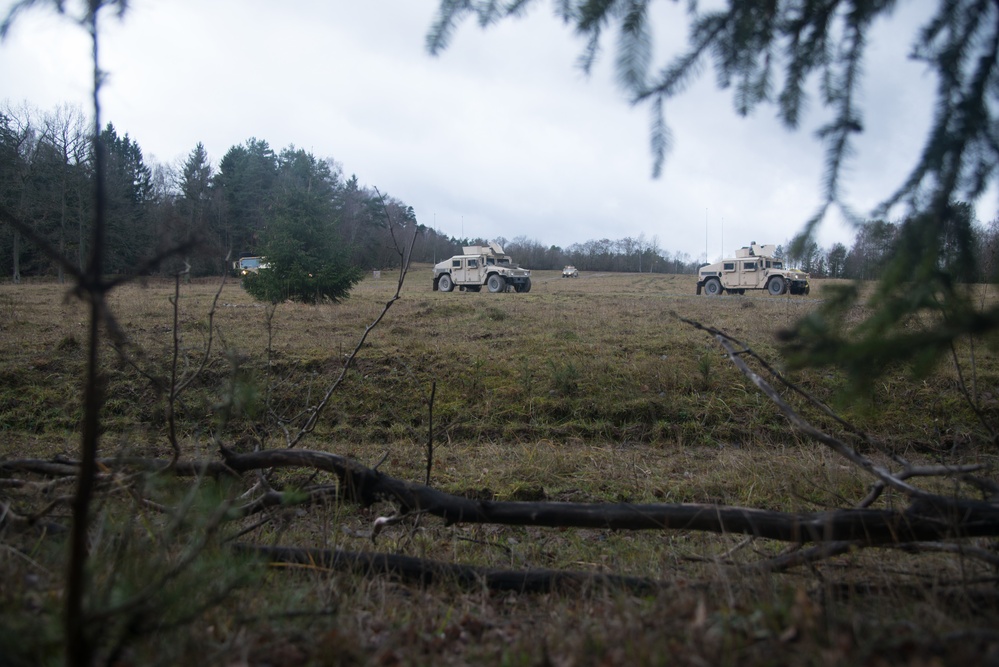 554th Military Police Company field training exercise