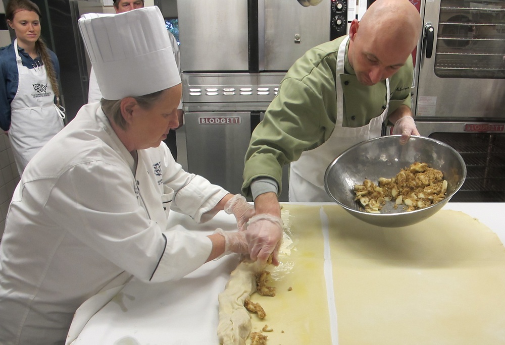 US Naval War College culinary specialist preps for symposium